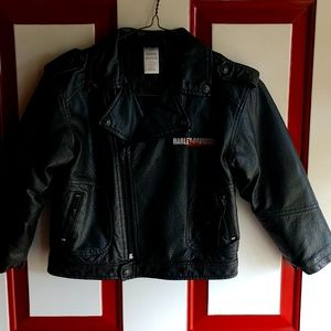 Harley Davidson kids leather jacket